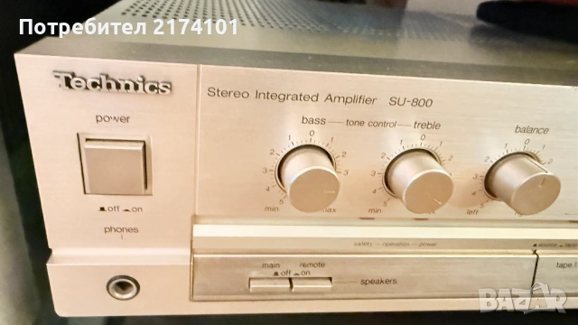  Technics SU-800, снимка 8 - Ресийвъри, усилватели, смесителни пултове - 52428712