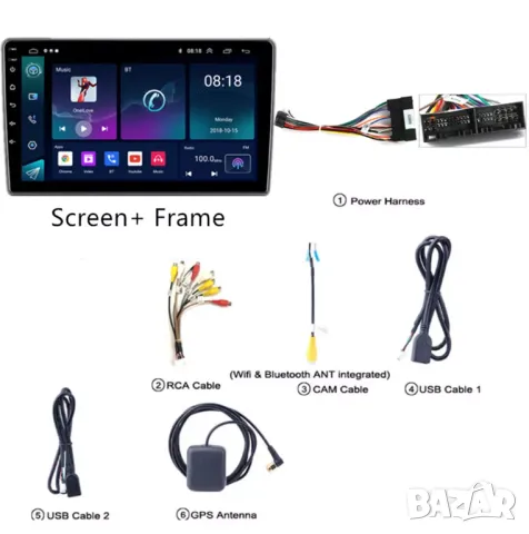 Мултимедия за Hyundai i40, 2010-2021, навигация, Android, двоен дин, плеър, Hyundai i40, Андроид, снимка 6 - Аксесоари и консумативи - 50041367