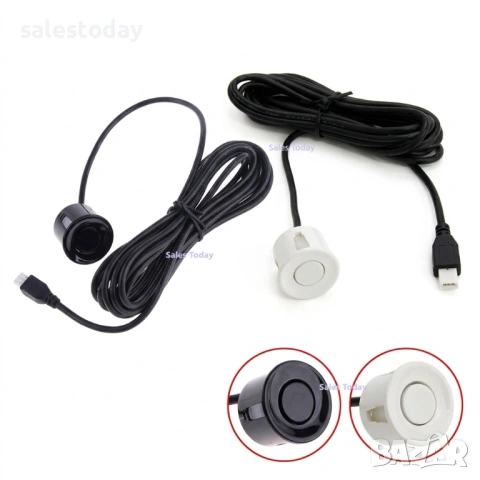 Универсален датчик за парктроник, черен или бял