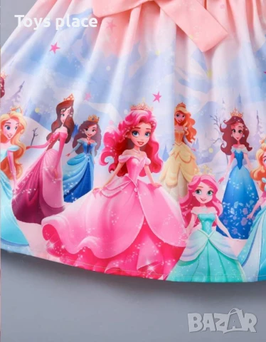 5г, 6г Рокля на принцеси, празнична рокля Нова, снимка 2 - Детски рокли и поли - 50934007