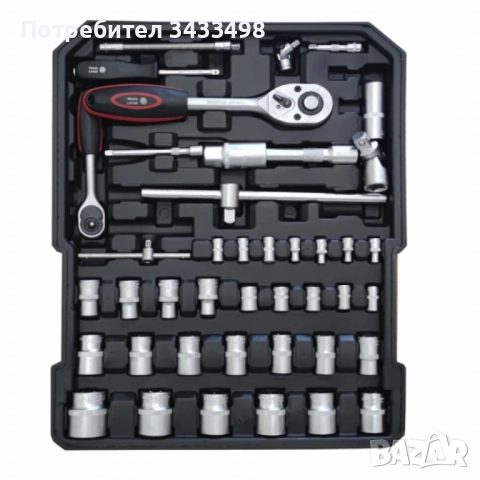 Професионален куфар с инструменти IF Tools BLACK GOLD 2024 – 599 части, CR-V стомана, снимка 6 - Куфари с инструменти - 51952759