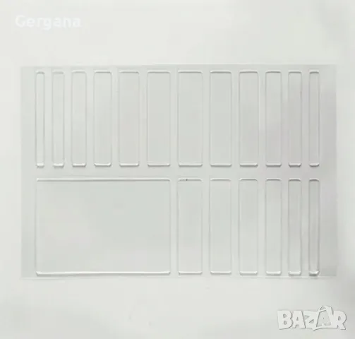 прозрачен уплътнител за пръстен, снимка 3 - Пръстени - 49277904