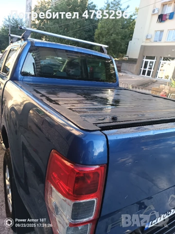 Аломиниева щора за пикап от Форд Рейнджър с двоичната къбина. 