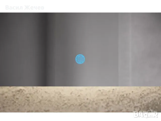 Огледало за баня 100 х 70 см, Правоъгълна форма с LED осветление, снимка 2 - Огледала - 49407531