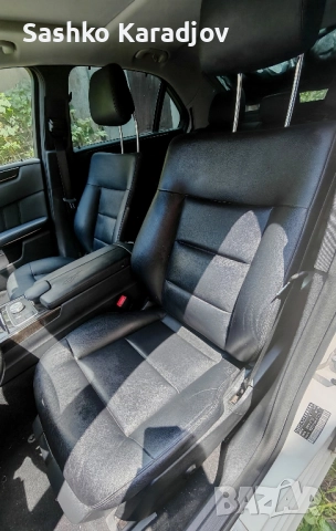Кожен салон Мерцедес W212 2009г отлично състояние., снимка 4 - Части - 51836668