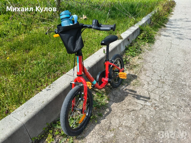 Детско колело 14” с аксесоари, снимка 3 - Велосипеди - 54179576