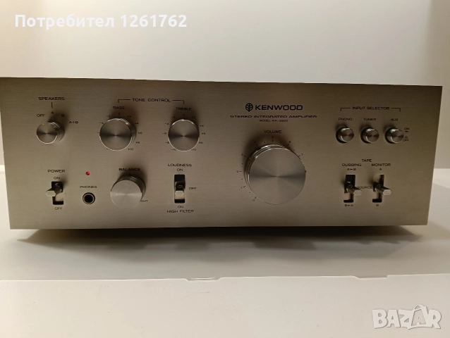 Kenwood KA-3500 , снимка 10 - Ресийвъри, усилватели, смесителни пултове - 52887316
