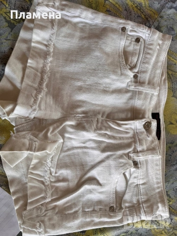 Бели къси дънкови панталони момиче 26 номер 