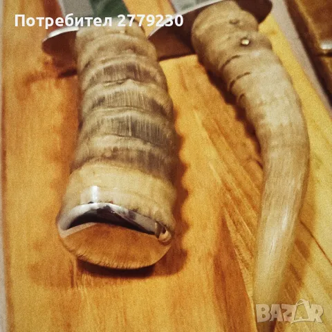 Ловни ножове с рог от Антилопа много остри от колекция , снимка 3 - Други ценни предмети - 49909066