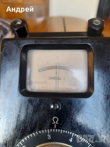 Стар Омметър Omega 1, снимка 3 - Антикварни и старинни предмети - 52851330