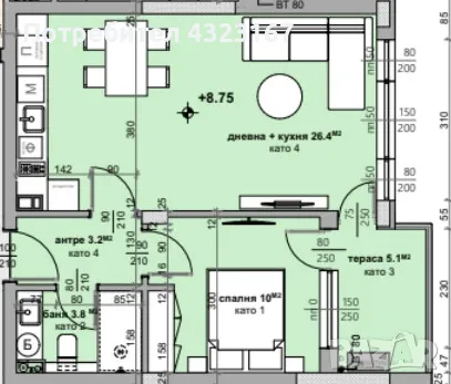 Продава 2-СТАЕН град Стара Загора Аязмото, снимка 8 - Aпартаменти - 48270478