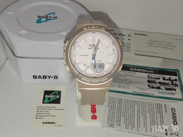 Дамски смарт часовник с крачкомер Casio Baby-G 