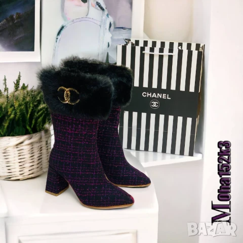 дамски боти chanel, снимка 3 - Дамски боти - 51419762