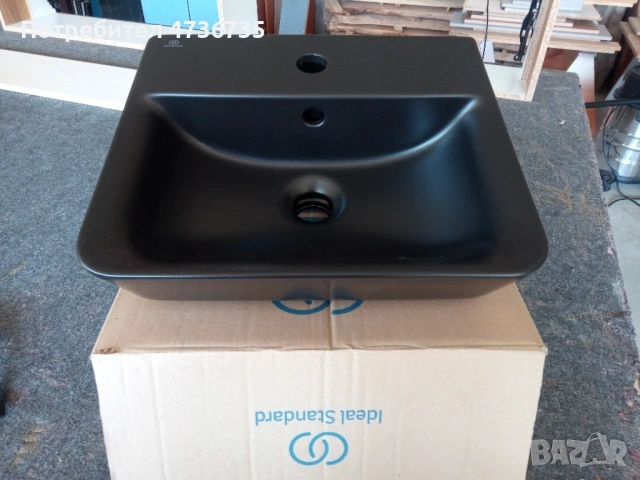 Мивка черен мат , стояща 