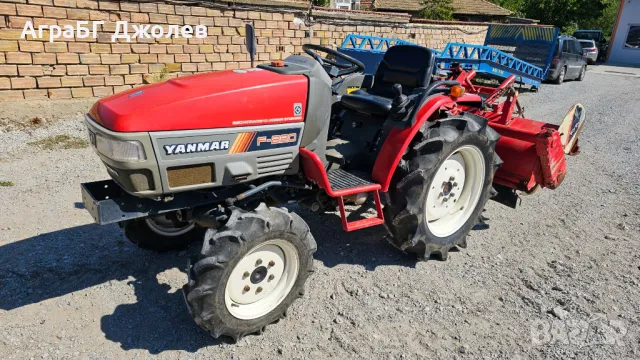 Японски трактор Yanmar F220 с фреза, 4x4, 22 к.с., АграБГ Джолев , снимка 8 - Селскостопанска техника - 47215166