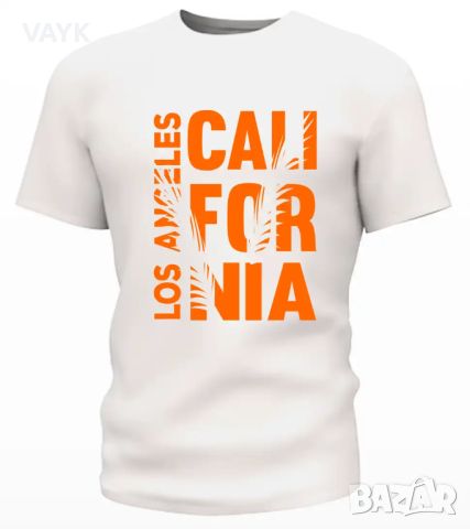 Тениска с декоративен печат - Los Angeles California, снимка 7 - Тениски - 45098775