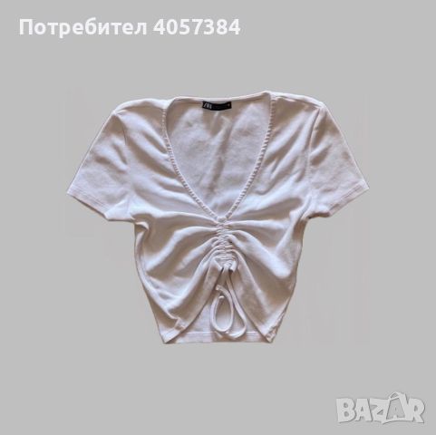 Топ на Zara, снимка 1 - Потници - 45219223
