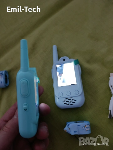 Нови детски видео уоки токи 2 бр. с камера, презареждаеми, снимка 9 - Електрически играчки - 53949354