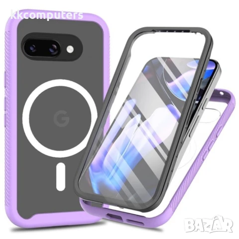 	Google Pixel 9a Magnetic /PC + TPU /PET Screen Удароустойчив Калъф и Протектор, снимка 8 - Калъфи, кейсове - 51122386