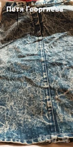 Оригинална дънкова пола, снимка 3 - Поли - 46993471