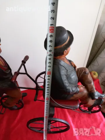 Лоуръл и Харди на Колело. Голяма Фигура ,Статуя , Фигури, снимка 7 - Антикварни и старинни предмети - 50030041