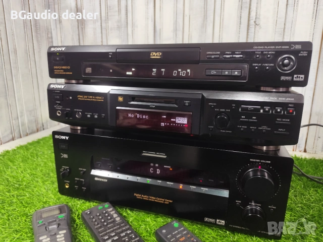 Sony STR-DB930 – AV ресивър Sony MDS-JE640 – MiniDisc дек Sony DVP-S335 –, снимка 4 - Аудиосистеми - 53419408