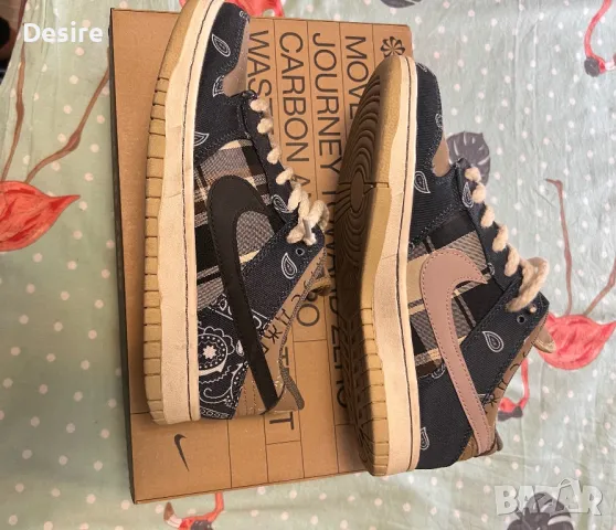 Nike SB Dunk Low Travis Scott (Special Box), снимка 2 - Маратонки - 47309057