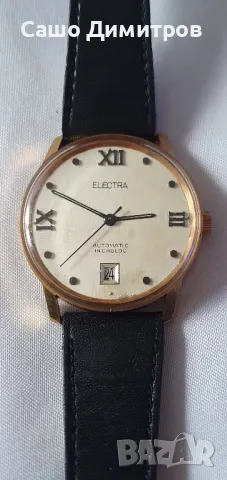 Electra automatic 25 Jewels gold plakue , снимка 3 - Мъжки - 49254489