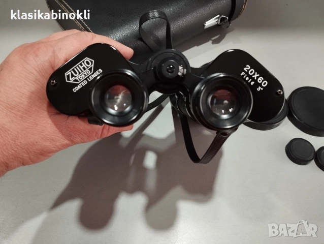 ТОП Японски Бинокъл--ZUIHO TOKYO- 20x60 Japan, снимка 2 - Екипировка - 51915987