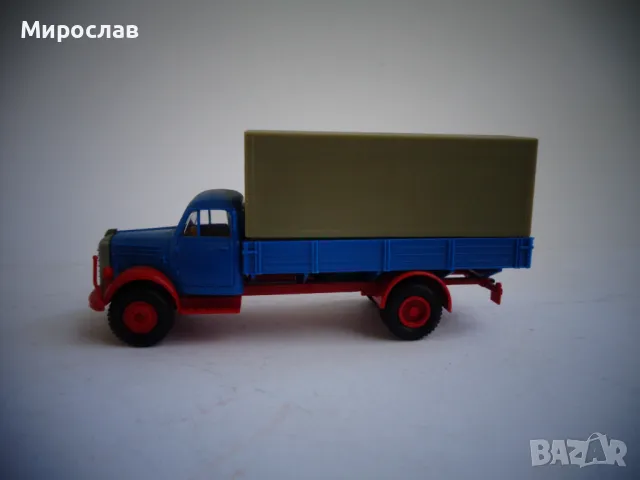 BREKINA H0 1/87 BORGWARD КАМИОН МОДЕЛ КОЛИЧКА ИГРАЧКА, снимка 1 - Колекции - 47640082