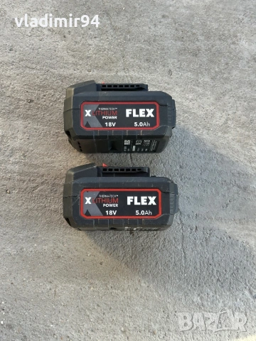 Батерии Flex 18V 5ah 2025г.