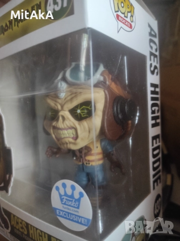 Iron Maiden Funko Pop Aces High Eddie , снимка 2 - Колекции - 51848924