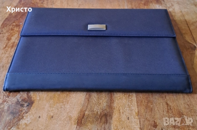 чанта папка луксозна за документи синя Марксман Marksman Размер А4, снимка 9 - Ученически пособия, канцеларски материали - 52349682