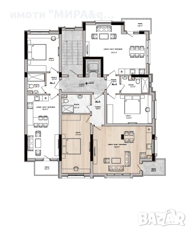 Двустаен апартамент в кв. Бадема, гр. Хасково