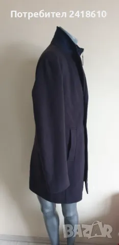 Hugo Boss H - Hyde- Bib -224 Wool Coat Mens Size 48 / M  ОРИГИНАЛНО Мъжко Вълнено Палто!, снимка 4 - Палта - 48346217