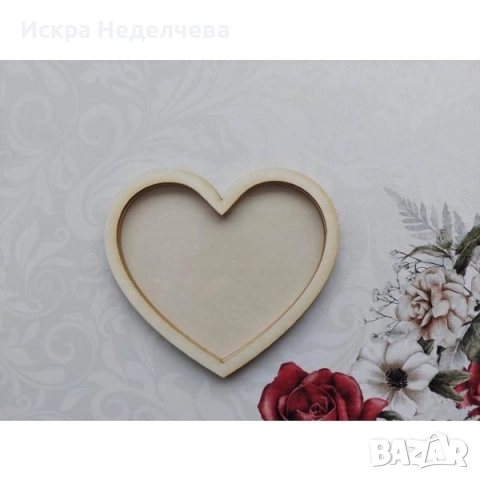 Материали за Св.Валентин от бирен картон, снимка 5 - Други - 52988394