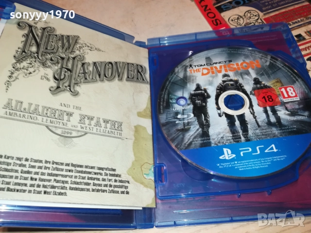 DIVISION-SONY PS4 RED DEAD II-ОБЛОЖКА+ИГРА TOM CLANCYS THE DIVISION 0610251348, снимка 3 - Игри за PlayStation - 51961297