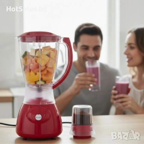 Блендер HOMELUX HY-Y44 Smoothie Maker, 1.5 литра, снимка 5 - Блендери - 54029630