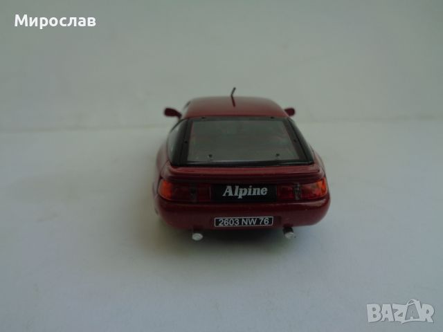  1:43 NOREV RENAULT ALPINE V6 GT ИГРАЧКА КОЛИЧКА МОДЕЛ, снимка 5 - Колекции - 45994686