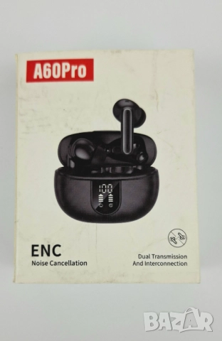Нови Безжични Слушалки A60 Pro, снимка 4 - Слушалки, hands-free - 52923141