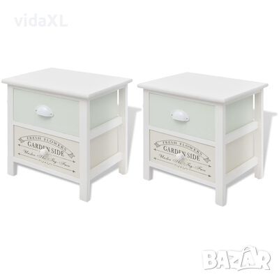 vidaXL Нощни шкафчета във френски стил, 2 бр, дърво*SKU:242875, снимка 1 - Шкафове - 45311939