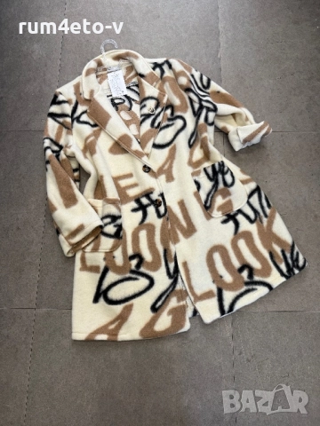 Вълнено палто в три цвята , снимка 2 - Палта, манта - 52080511