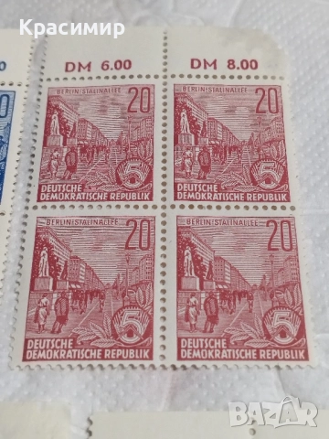 Пощенски марки ГДР., снимка 7 - Филателия - 52021768