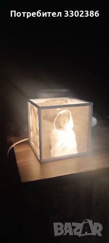 Нощна лампа със снимки по ваш избор, снимка 5 - Други - 53668771