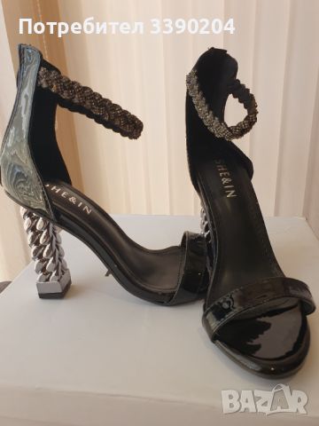 Обувки на висок ток, снимка 1 - Дамски обувки на ток - 46427948
