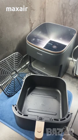 Фритюрник с горещ въздух Cosori TurboBlaze CAF-DC602, 6L, Черен*Безплатна доставка*Гаранция 2 години, снимка 4 - Фритюрници - 51078738