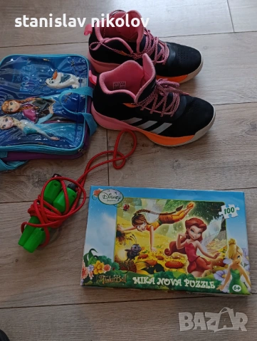 Оригинални Детски маратонки Adidas за момиче .4.1/2(us).36.2/3, снимка 2 - Детски комплекти - 53937398