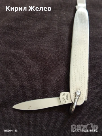 Ретро джобен нож от соца перфектно състояние за КОЛЕКЦИЯ ДЕКОРАЦИЯ 33784, снимка 2 - Ножове - 51129962