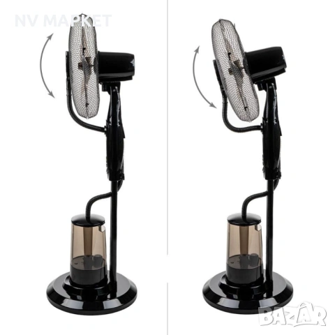Вентилатор с водна мъгла 16'', 75W, LED, дист. упр-е, снимка 4 - Вентилатори - 53879205