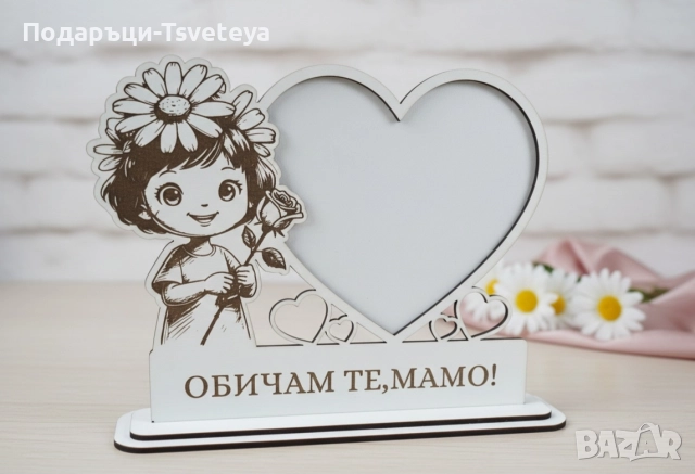 Дървена рамка за снимка , снимка 2 - Други - 52969995